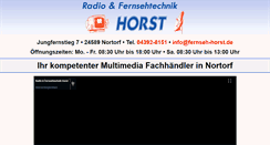 Desktop Screenshot of fernseh-horst.de