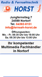 Mobile Screenshot of fernseh-horst.de